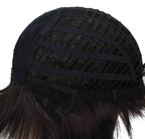 Maryj 8 Inch Chic Short Bob Wig with Full Bangs