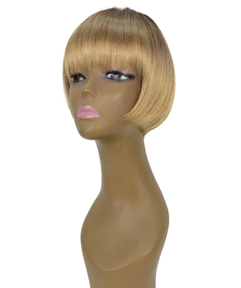 Maryj 8 Inch Chic Short Bob Wig with Full Bangs