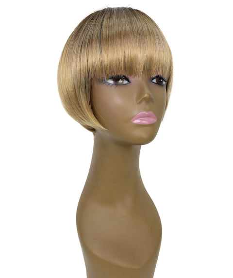 Maryj 8 Inch Chic Short Bob Wig with Full Bangs