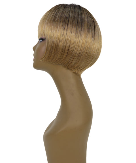 Maryj 8 Inch Chic Short Bob Wig with Full Bangs