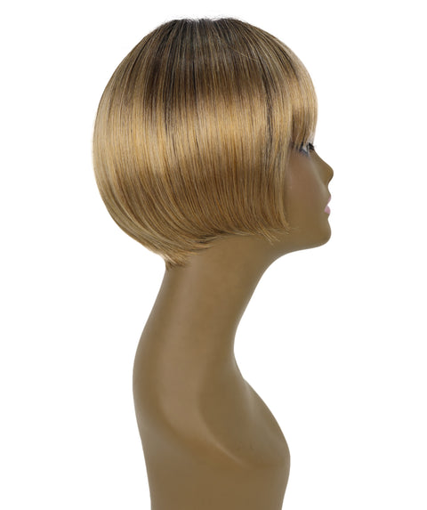 Maryj 8 Inch Chic Short Bob Wig with Full Bangs