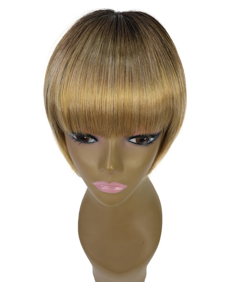 Maryj 8 Inch Chic Short Bob Wig with Full Bangs