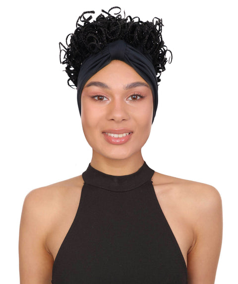 Lolita 10 Inch Short Curly Wig with Hairband Effortless Style & Comfort