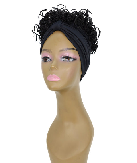 Lolita 10 Inch Short Curly Wig with Hairband Effortless Style & Comfort