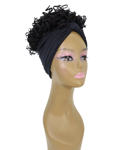 Lolita 10 Inch Short Curly Wig with Hairband Effortless Style & Comfort