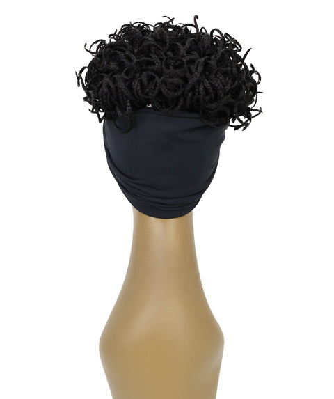 Lolita 10 Inch Short Curly Wig with Hairband Effortless Style & Comfort