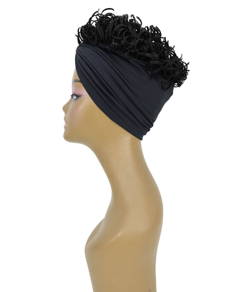 Lolita 10 Inch Short Curly Wig with Hairband Effortless Style & Comfort