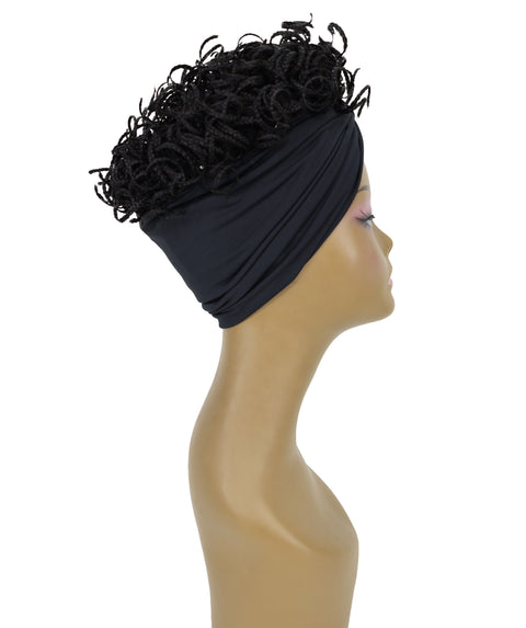 Lolita 10 Inch Short Curly Wig with Hairband Effortless Style & Comfort
