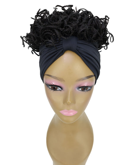 Lolita 10 Inch Short Curly Wig with Hairband Effortless Style & Comfort