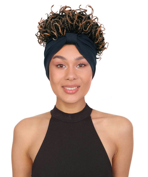 Lolita 10 Inch Short Curly Wig with Hairband Effortless Style & Comfort