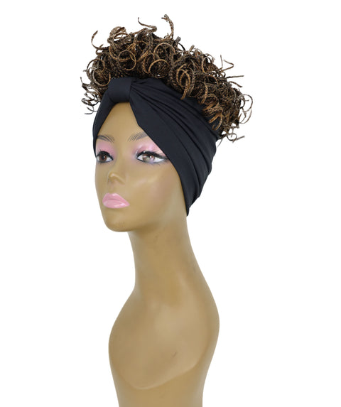 Lolita 10 Inch Short Curly Wig with Hairband Effortless Style & Comfort