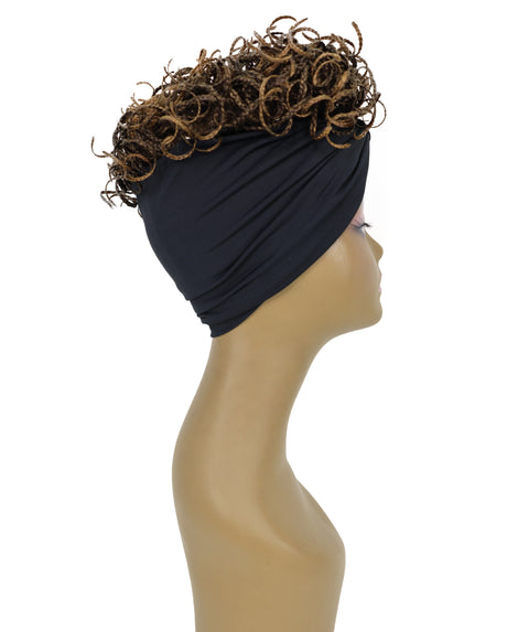 Lolita 10 Inch Short Curly Wig with Hairband Effortless Style & Comfort