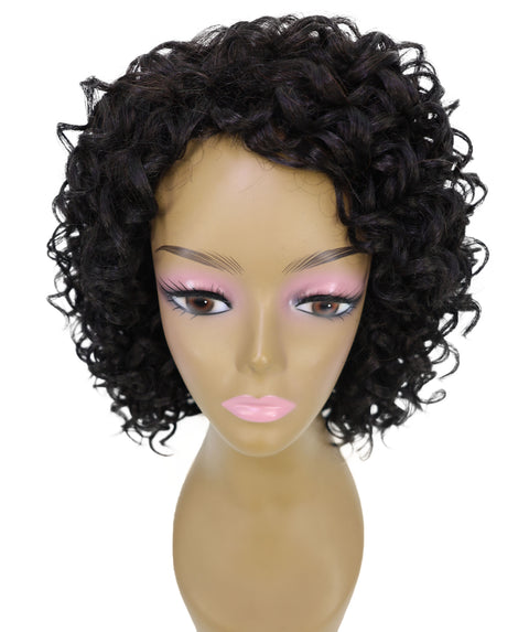 Makena Human Hair Wig Soft, Voluminous Short Curly Wig with Natural Texture