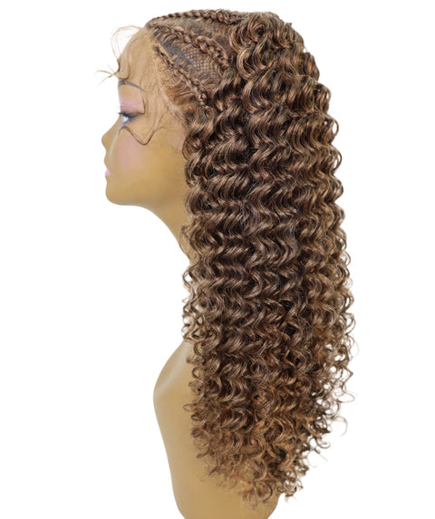 Leilani Lace Front Braided Curly Wig