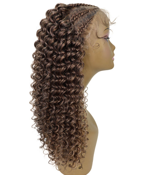 Leilani Lace Front Braided Curly Wig