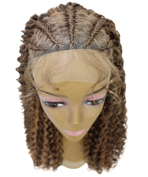 Leilani Lace Front Braided Curly Wig