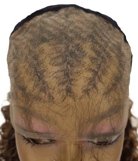 Leilani Lace Front Braided Curly Wig