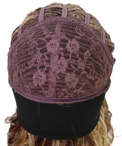 ARIANNA -20 Inch Easy Slip-On Curly Half Wig With Drawstring Natural-Look