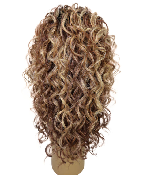 ARIANNA -20 Inch Easy Slip-On Curly Half Wig With Drawstring Natural-Look