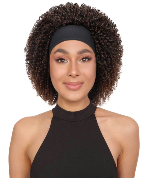 AMIYAH 13 in Curly Slip-On Half Hair Wig with Lush Layers of Spiral Curls