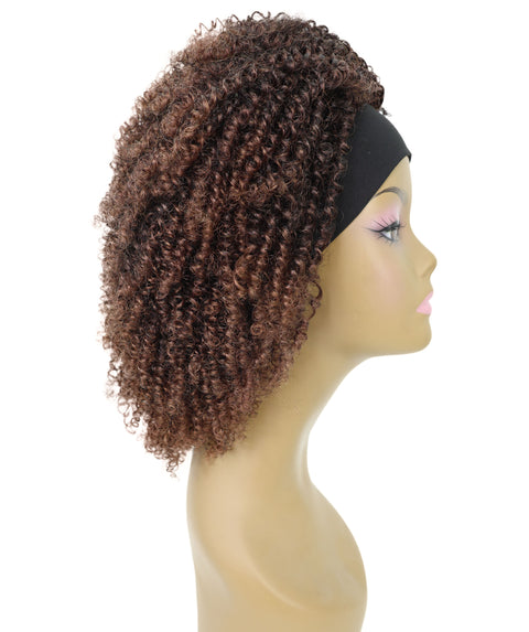 AMIYAH 13 in Curly Slip-On Half Hair Wig with Lush Layers of Spiral Curls