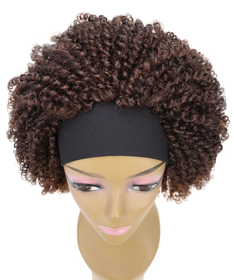 AMIYAH 13 in Curly Slip-On Half Hair Wig with Lush Layers of Spiral Curls