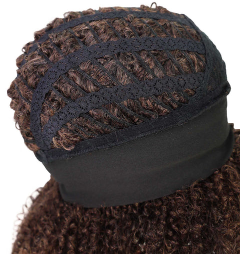 AMIYAH 13 in Curly Slip-On Half Hair Wig with Lush Layers of Spiral Curls