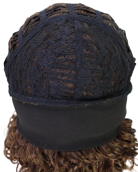 Binta 15.5 in Slip-On Afro-Style Half Wig with Voluminous Curls