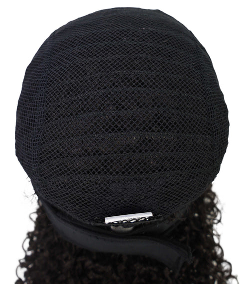 Zemira Women's Natural Curly Afro Wig with Headband