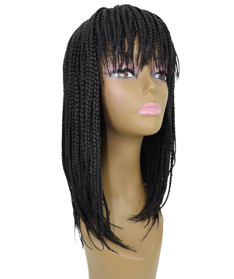 Devika Silky Long 16.5" Synthetic Full Wig with Front Bangs