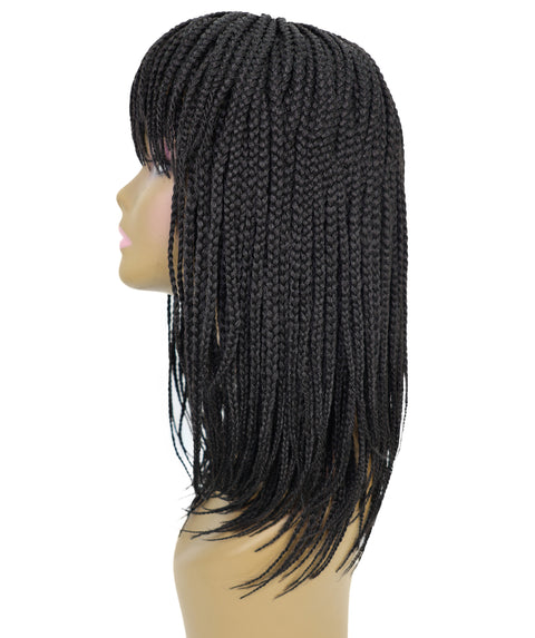 Devika Silky Long 16.5" Synthetic Full Wig with Front Bangs