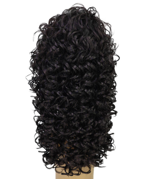 Doriana Voluminous Synthetic Curls with a Soft Fringe, Long Curly 19 Inch Full Wig with Bangs