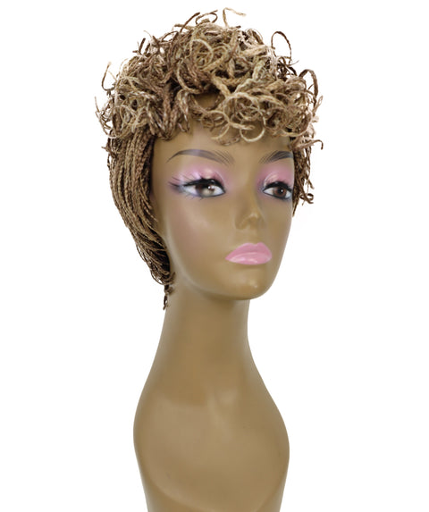 Zora Undercut Longer Layers Pixie Short 10 Inch Wig with Tousled Curly