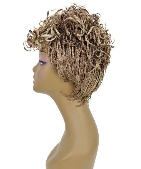 Zora Undercut Longer Layers Pixie Short 10 Inch Wig with Tousled Curly