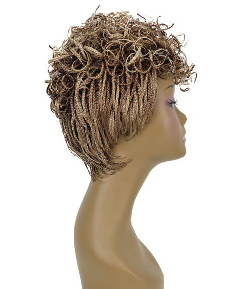 Zora Undercut Longer Layers Pixie Short 10 Inch Wig with Tousled Curly