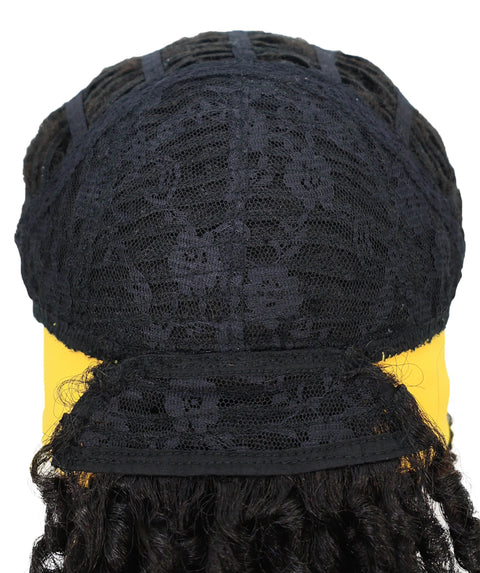 Kundai 10 Inch Two-Strand Twist Half Wig with Natural-Look Rope Twists