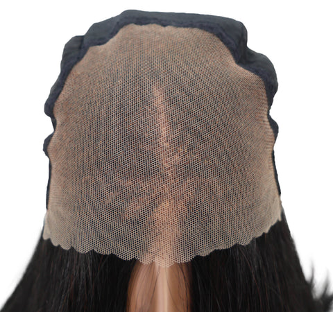 Sefina 28-Inch Straight Human Hair Lace Wig | Pre-Plucked Hairline, Glueless, Soft & Silky for Everyday Wear