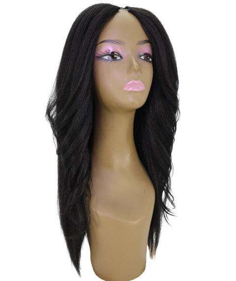 LUXLUXE Women Long Straight Full Wig – 21" Sleek Natural Looking 199g Hair Heat Resistant Synthetic Fiber