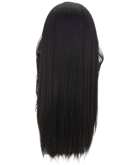 LUXLUXE Women Long Straight Full Wig – 21" Sleek Natural Looking 199g Hair Heat Resistant Synthetic Fiber