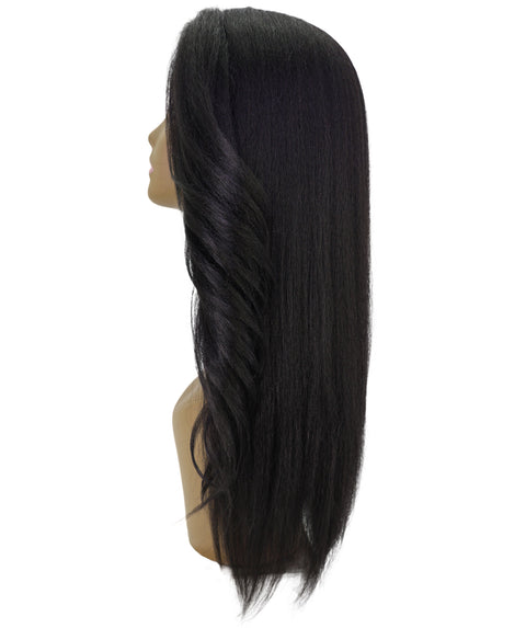 LUXLUXE Women Long Straight Full Wig – 21" Sleek Natural Looking 199g Hair Heat Resistant Synthetic Fiber