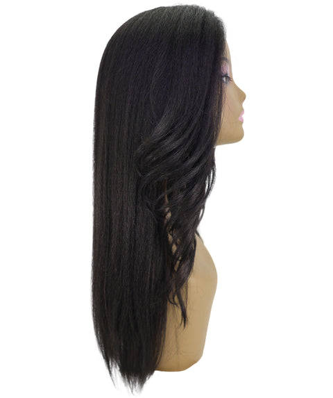 LUXLUXE Women Long Straight Full Wig – 21" Sleek Natural Looking 199g Hair Heat Resistant Synthetic Fiber