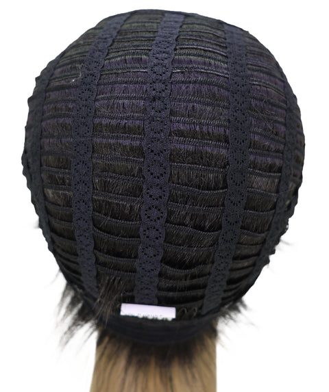 LUXLUXE Pixie Cut Wig with Bangs – Women's 10 Inch Short Curly 77g Hairpiece Heat Resistant Synthetic Fiber