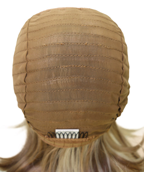 LUXLUXE 10 Inch Frosted Ash Blonde Short Straight Lace Front Wig – Women's Sleek Bob 118g Hair Heat Resistant Synthetic Fiber