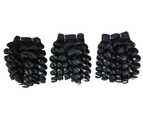 LUXLUXE Spiral Curl Synthetic Hair Extension - 4.75 Inch 110g Defined Curly Style for Versatile Hair Styling