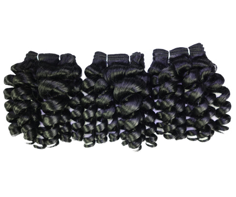 LUXLUXE Spiral Curl Synthetic Hair Extension - 4.75 Inch 110g Defined Curly Style for Versatile Hair Styling