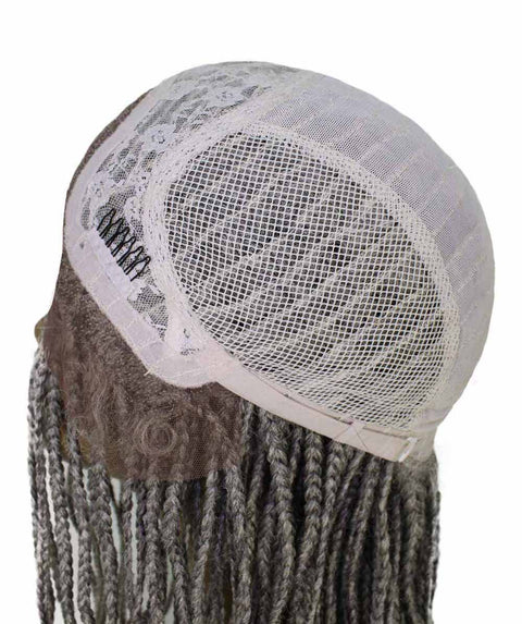   Human Hair Braided Lace Front Blend Wigs for Caucasian