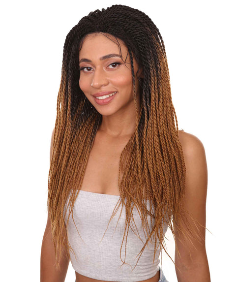 Nikkita Honey Blonde Twist Box Braids wig