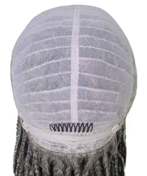   Human Hair Braided Lace Front Blend Wigs for Caucasian