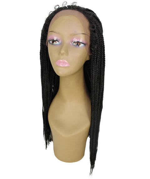 Layla Natural Black Synthetic HD Lace Wig wig