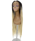 Chloe Blonde Ombre Hexagon Parting Briads Lace Wig